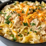 Chicken Pot Pie Noodle Skillet recipe image 1