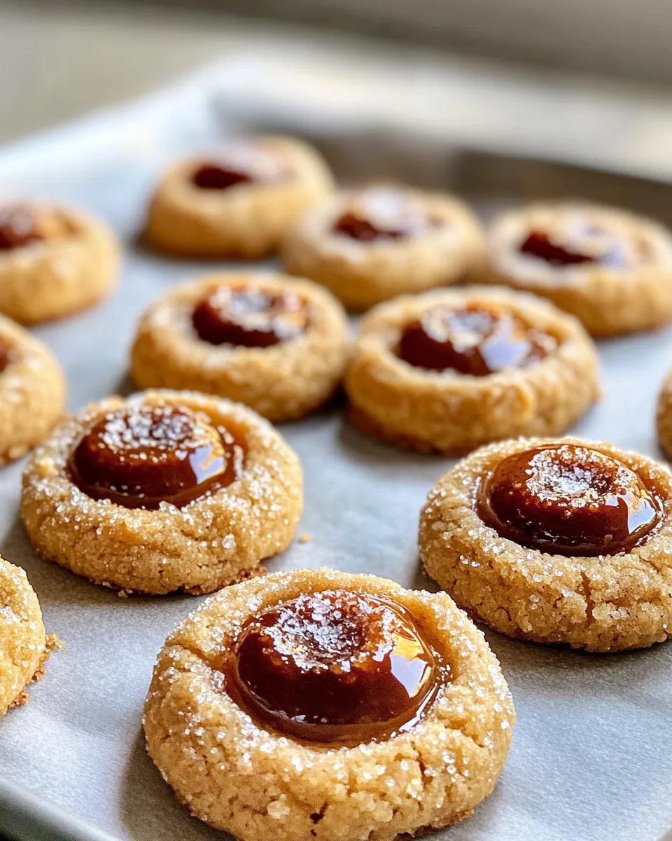 Classic Apple Butter Cinnamon Thumbprint Cookies image