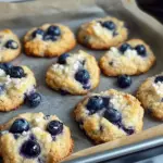 Homemade Blueberry Cornmeal Lemon Zest Cookies photo