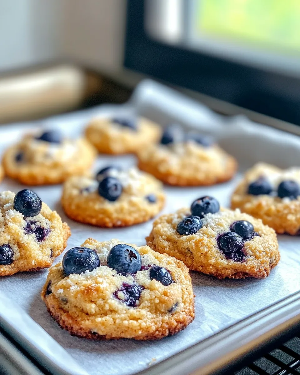 Delicious Blueberry Cornmeal Lemon Zest Cookies recipe photo