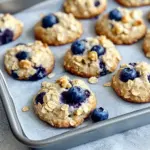 Homemade Blueberry Muffin Top Crumble Cookies recipe photo