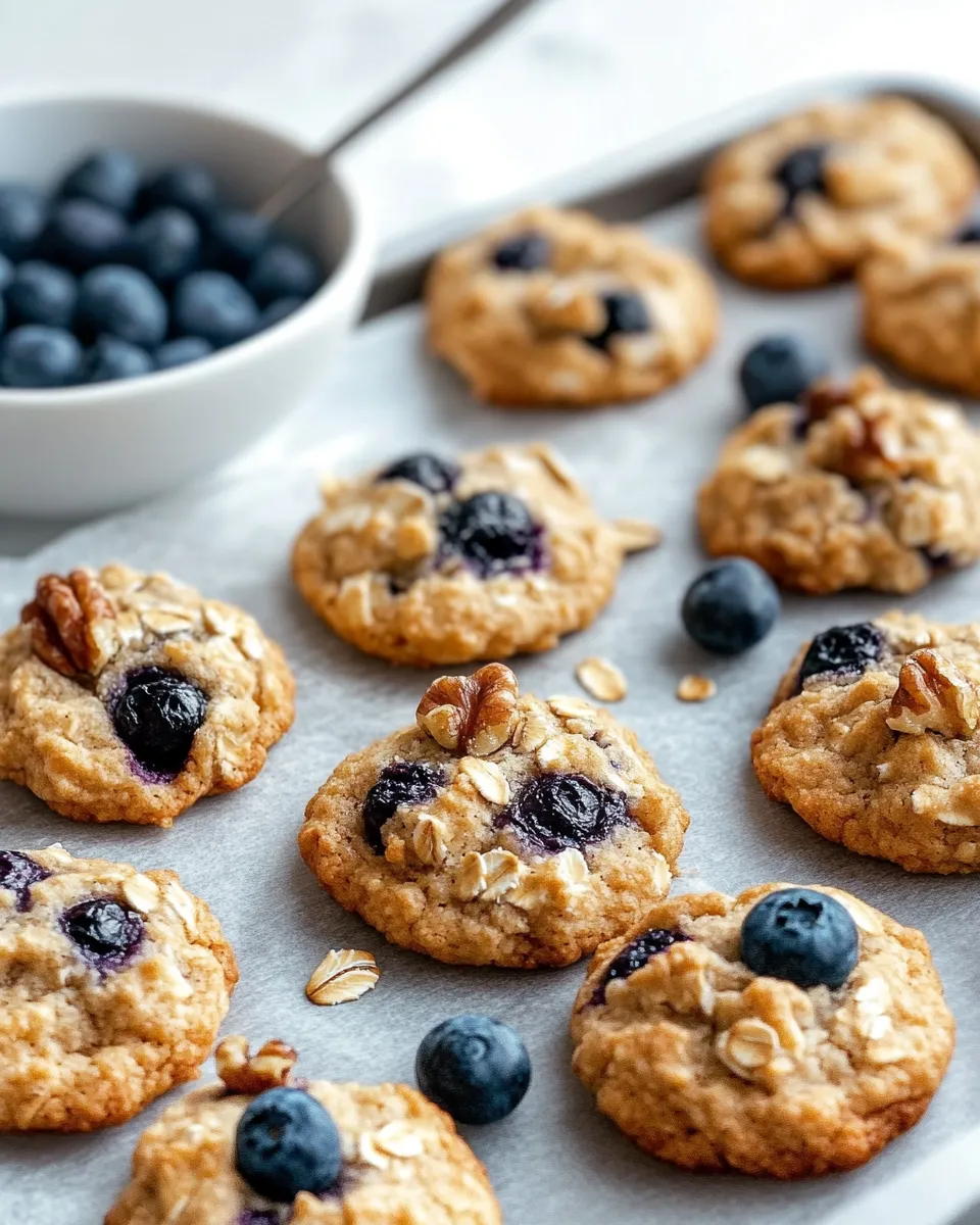 Classic Blueberry Muffin Top Crumble Cookies dish photo