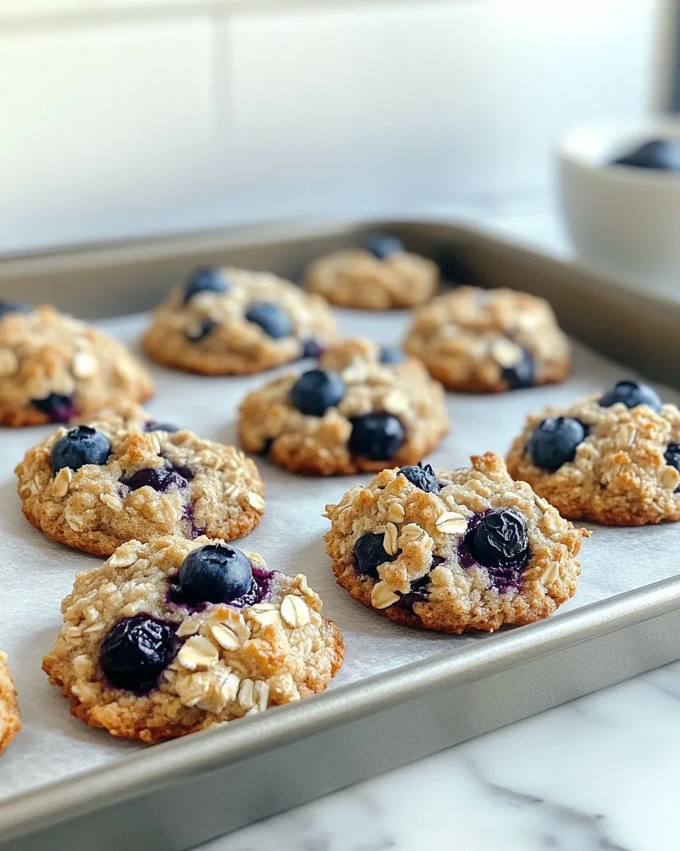 Delicious Blueberry Muffin Top Crumble Cookies picture