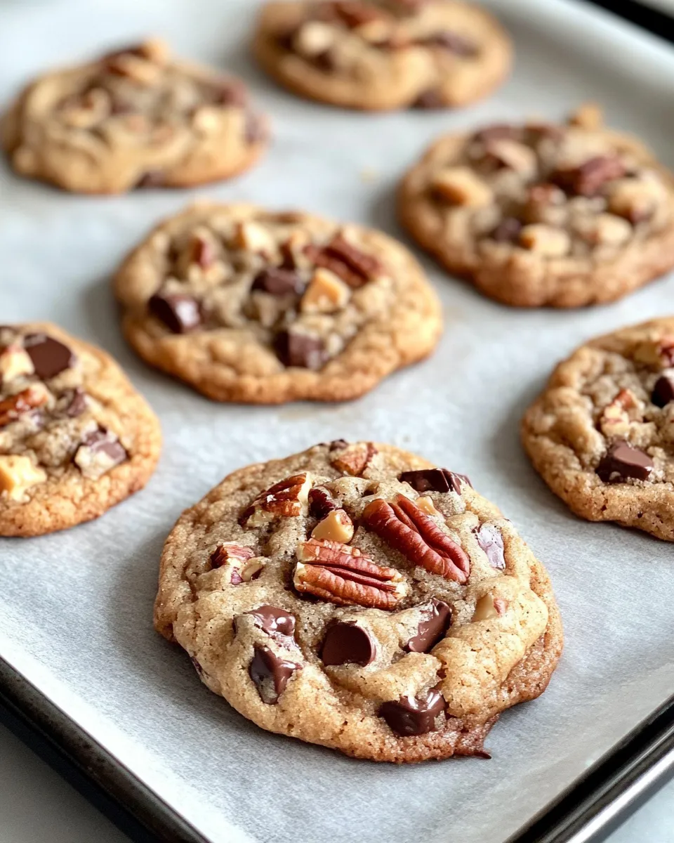 Delicious Brown Butter Toffee Pecan Cookies dish photo