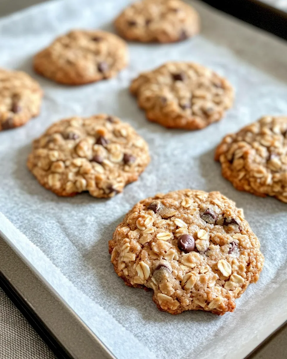 Easy Brown Sugar Maple Oatmeal Cookies food shot