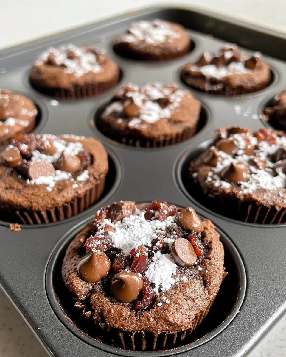 Easy Brownie Lava-Center Cookie Cups dish photo