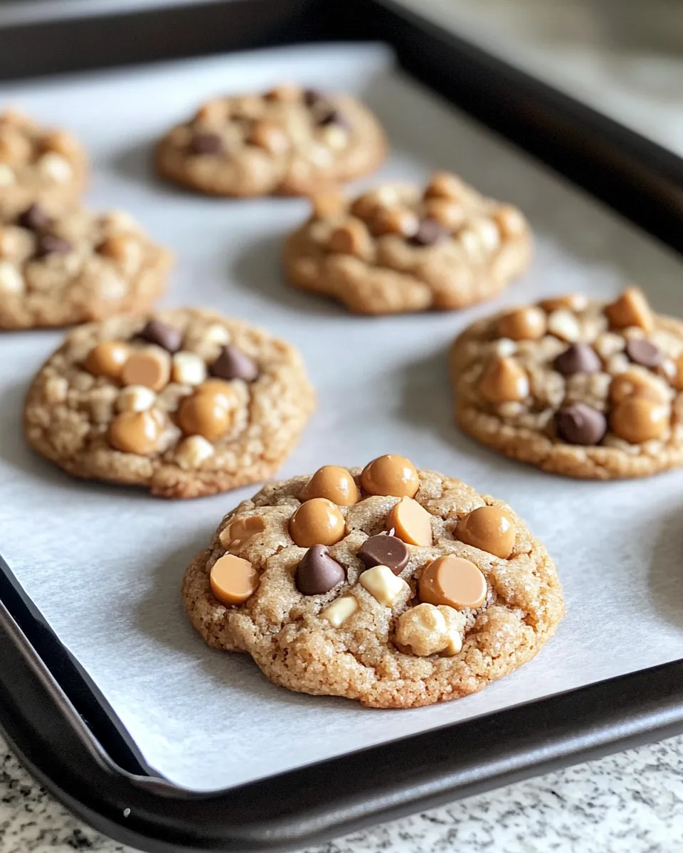 Classic Butterscotch Toffee Puddle Cookies dish photo