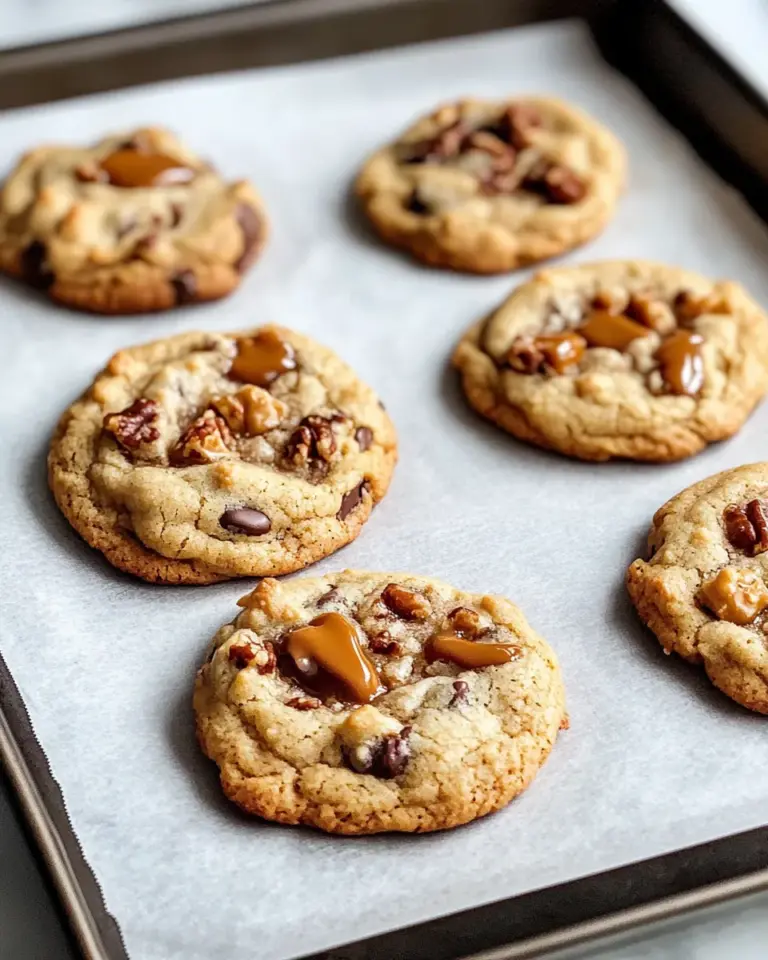 Homemade Caramel Apple Cider Spiced Cookies photo