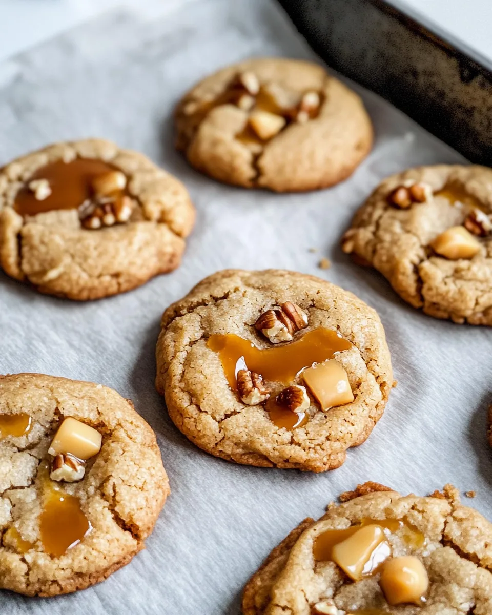 Easy Caramel Apple Cider Spiced Cookies recipe photo