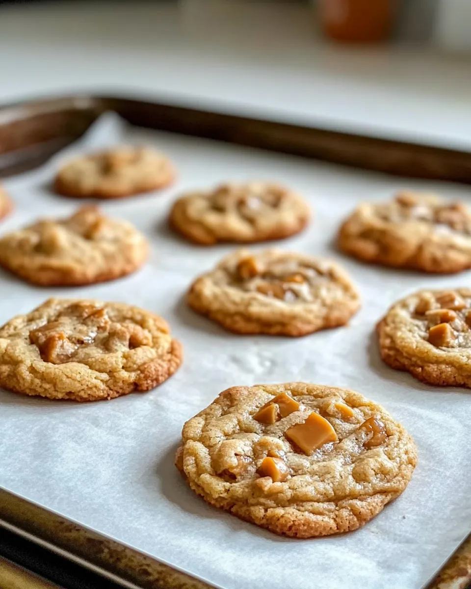 Delicious Caramel Apple Cider Spiced Cookies dish photo