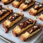 Homemade Chocolate-Dipped Orange Biscotti Cookies photo