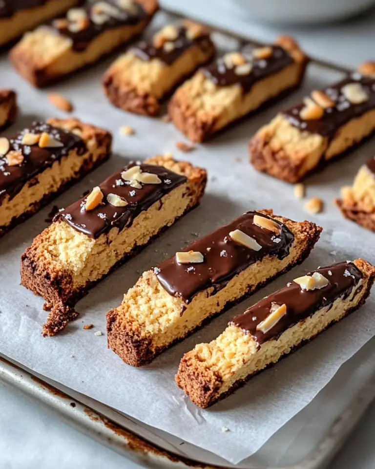 Homemade Chocolate-Dipped Orange Biscotti Cookies photo