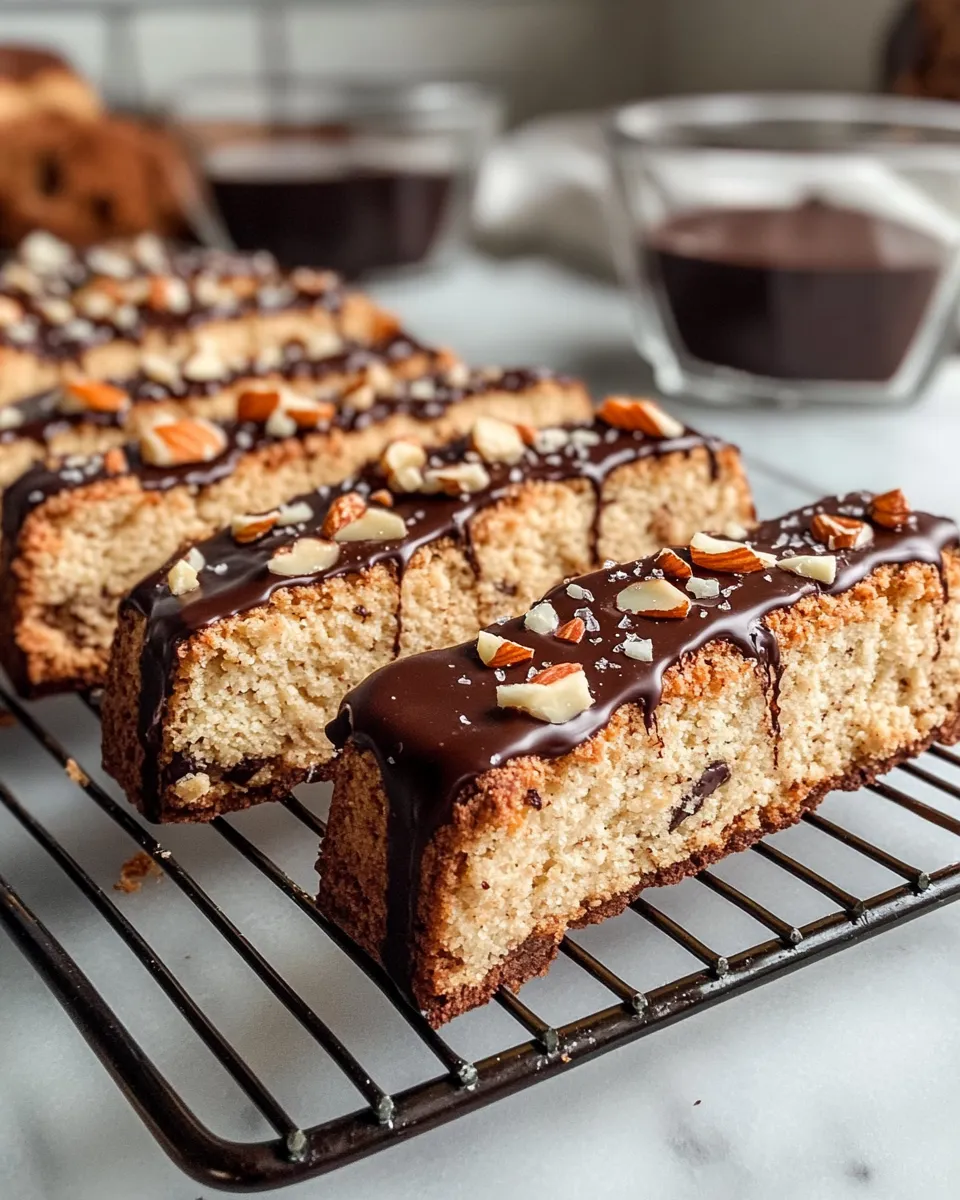 Classic Chocolate-Dipped Orange Biscotti Cookies image