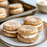 Homemade Cinnamon Sugar Snickerdoodle Sandwich Cookies photo