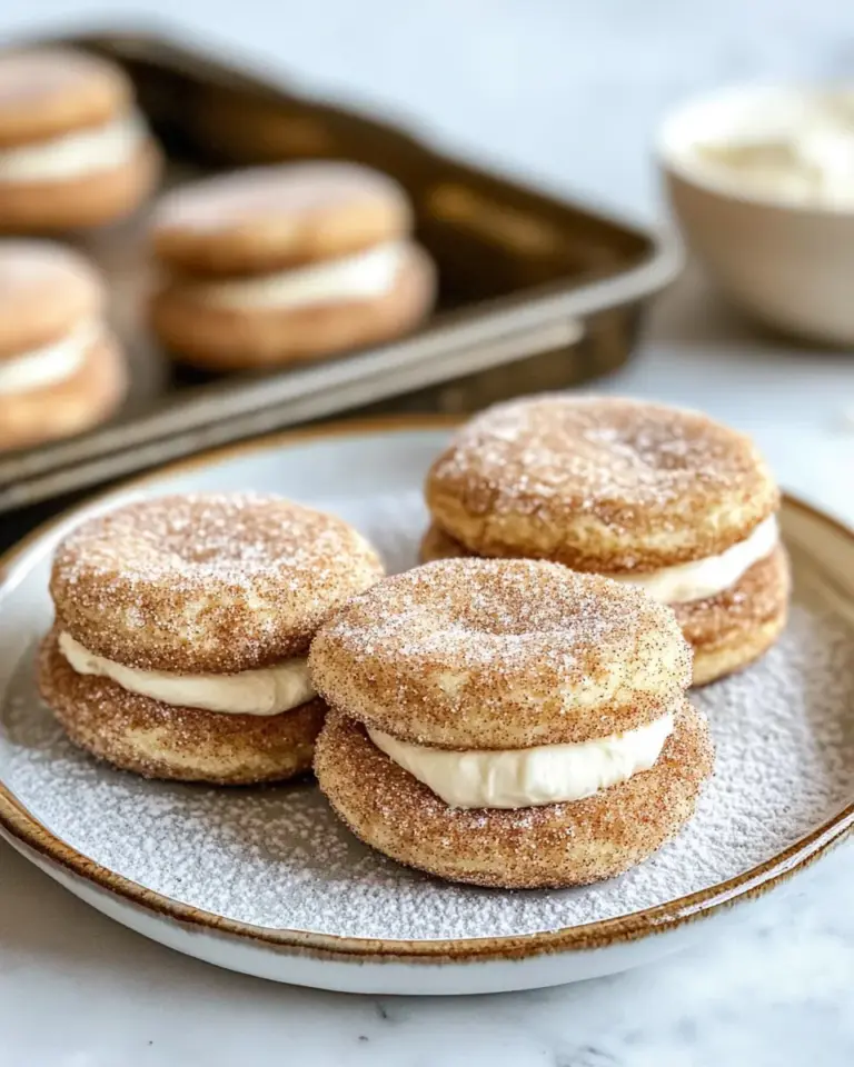 Homemade Cinnamon Sugar Snickerdoodle Sandwich Cookies photo