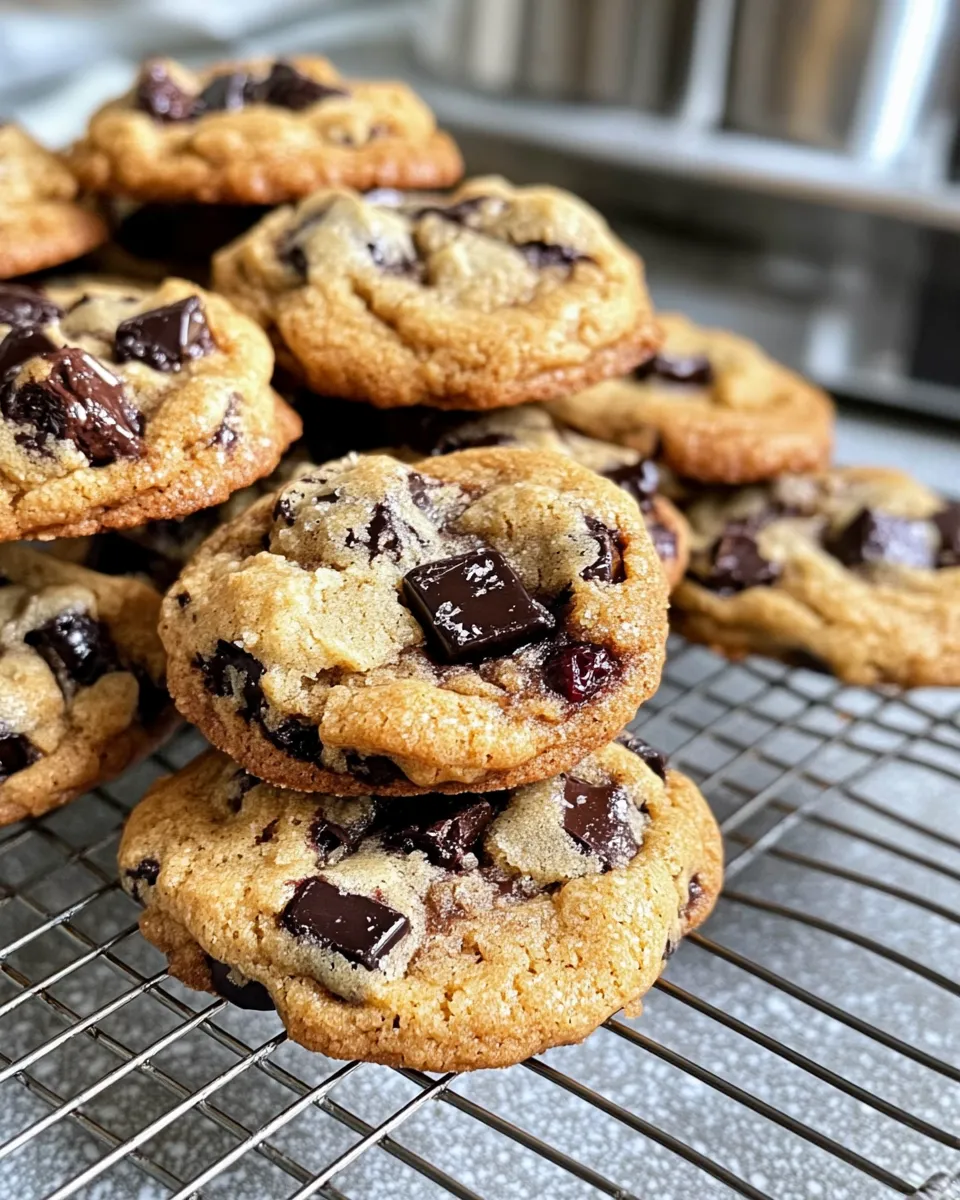 Homemade Dark Cherry Chocolate Chunk Cookies dish photo