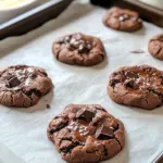 Homemade Dark Chocolate Chili Pepper Cookies photo
