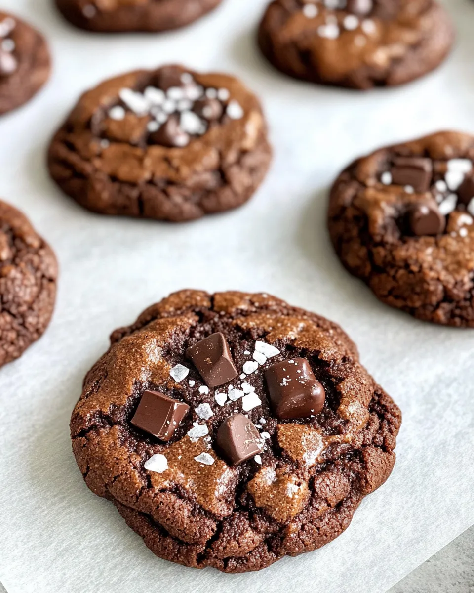 Easy Dark Chocolate Chili Pepper Cookies recipe photo