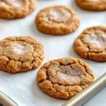 Homemade Ginger Molasses Sparkle Crinkle Cookies recipe photo