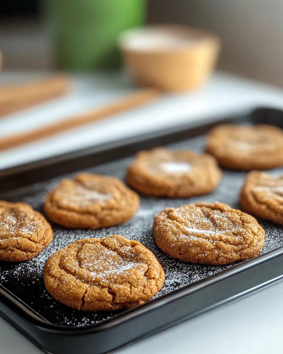 Classic Ginger Molasses Sparkle Crinkle Cookies dish photo