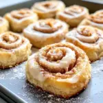 Homemade Golden Cinnamon Roll Swirl Cookies photo