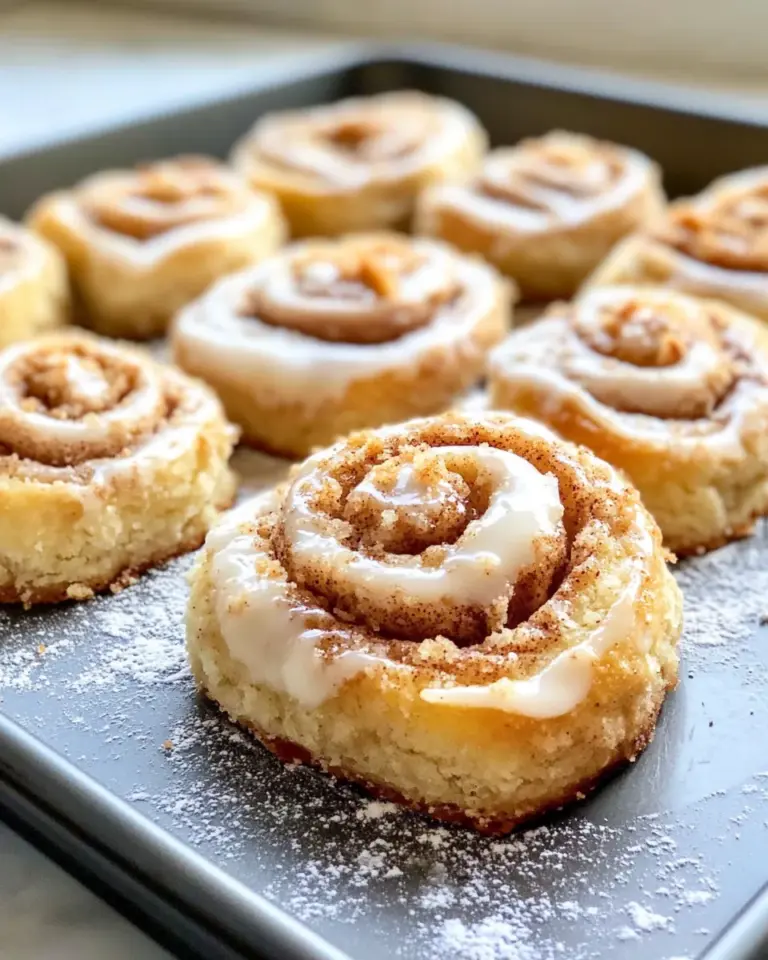 Homemade Golden Cinnamon Roll Swirl Cookies photo