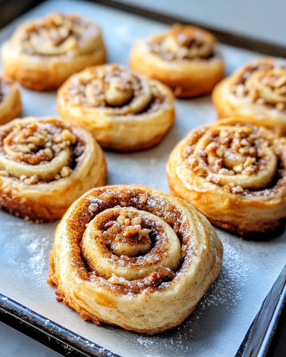 Delicious Golden Cinnamon Roll Swirl Cookies shot