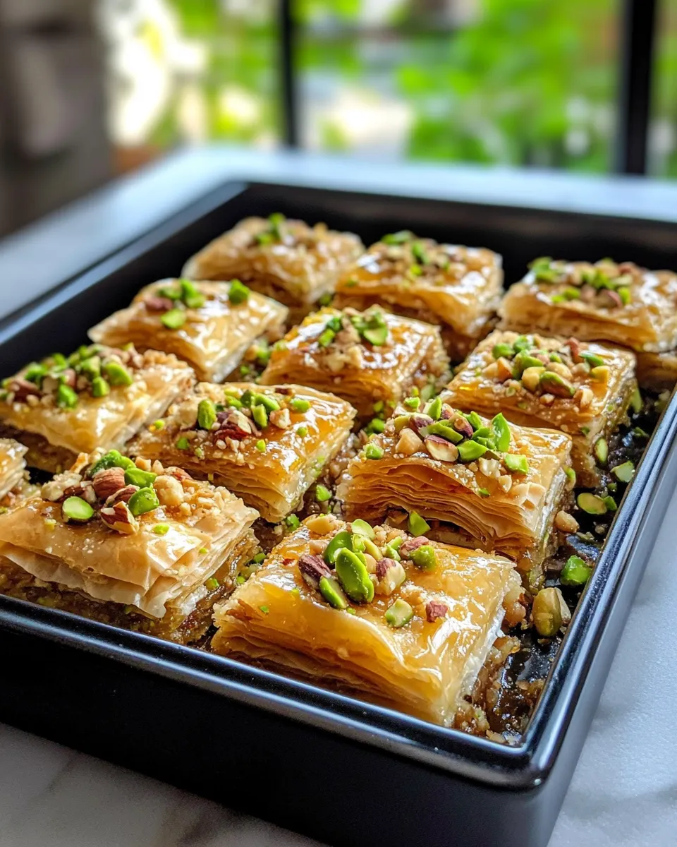 Classic Honey Pistachio Baklava-Style Cookies image