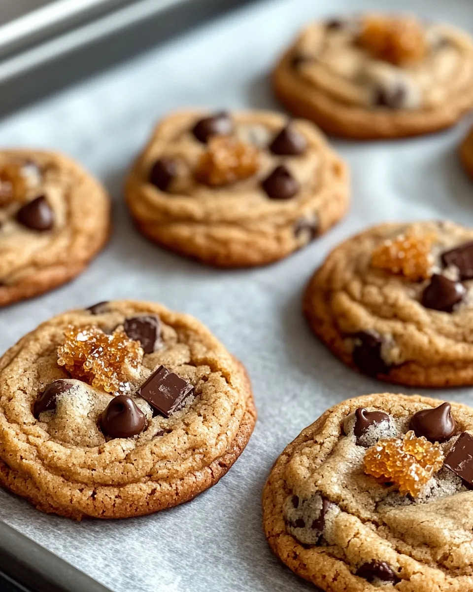 Easy Honeycomb Crunch Chocolate Chip Cookies recipe photo