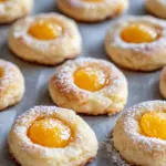 Homemade Lemon Curd Burst Thumbprint Cookies photo