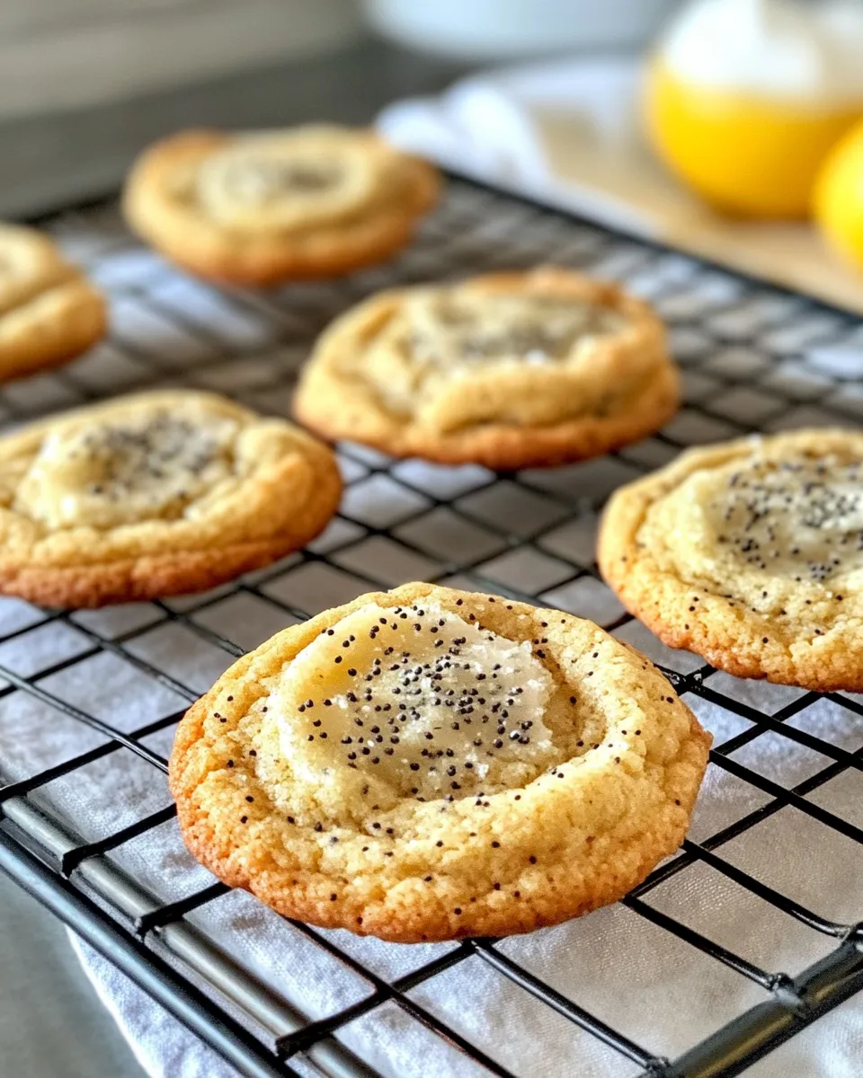 Classic Lemon Poppy-Seed Glazed Cookies dish photo