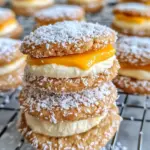 Homemade Mango Coconut Cream Sandwich Cookies recipe photo