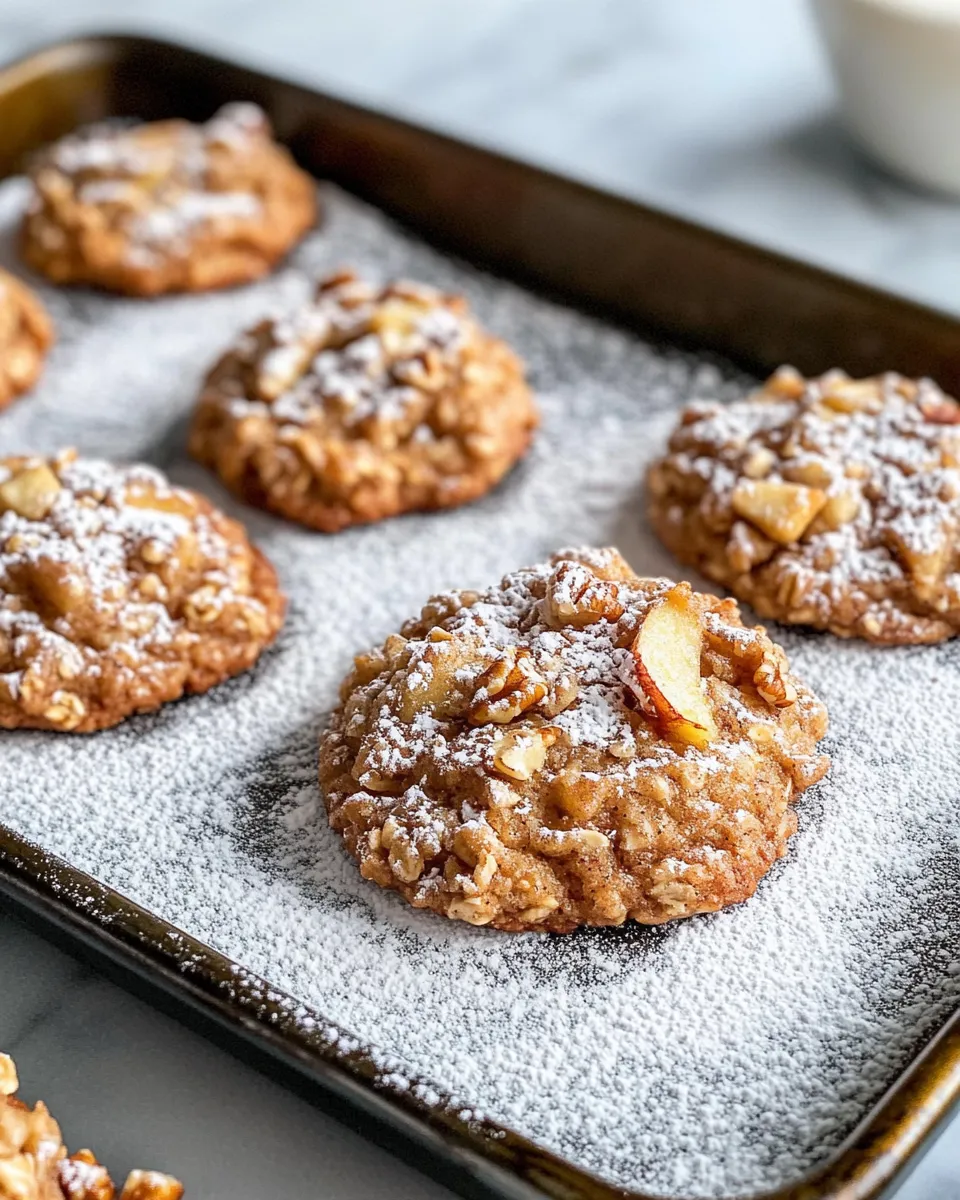 Easy Maple Glazed Apple Pie Cookies dish photo