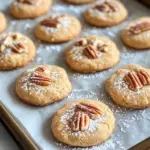 Homemade Maple Pecan Butter Shortbread Cookies photo