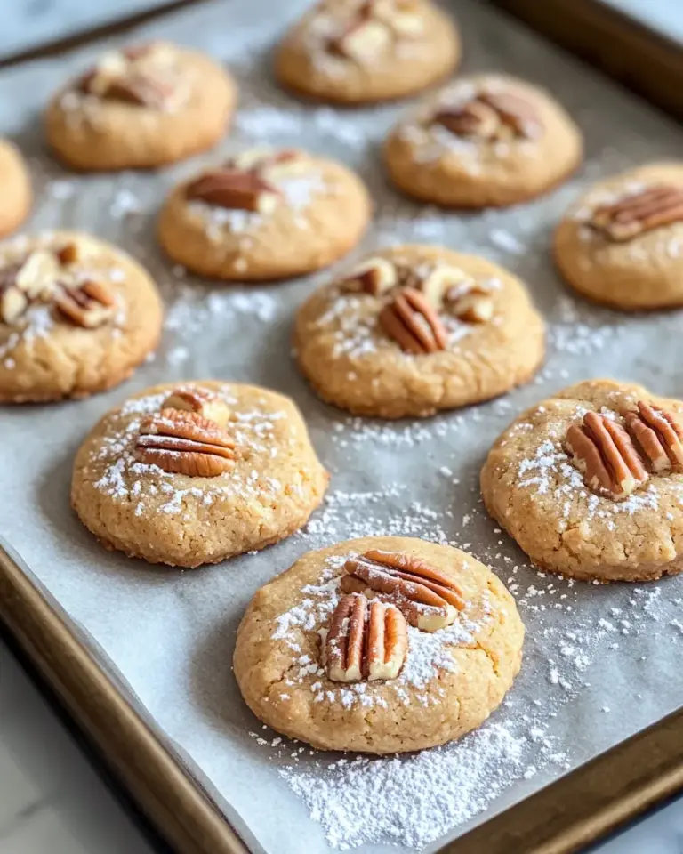 Homemade Maple Pecan Butter Shortbread Cookies photo