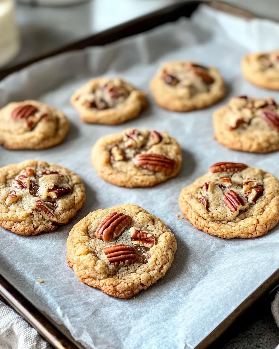 Homemade Maple Pecan Pie-Filled Cookies photo