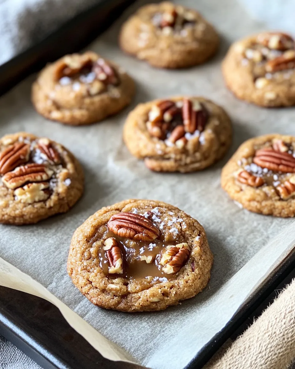 Easy Maple Pecan Pie-Filled Cookies recipe photo