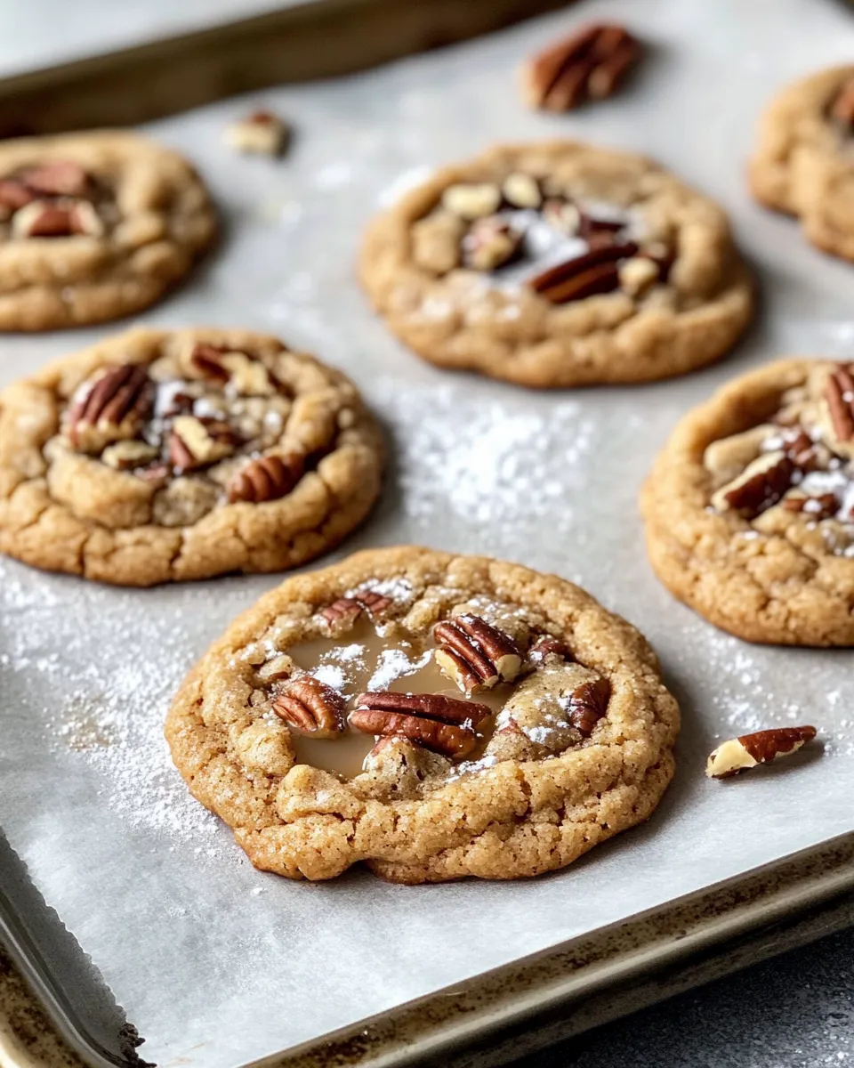 Delicious Maple Pecan Pie-Filled Cookies dish photo