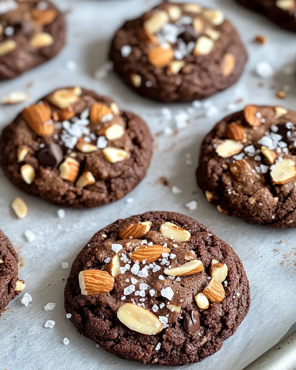 Classic Mocha Almond Sea Salt Cookies image