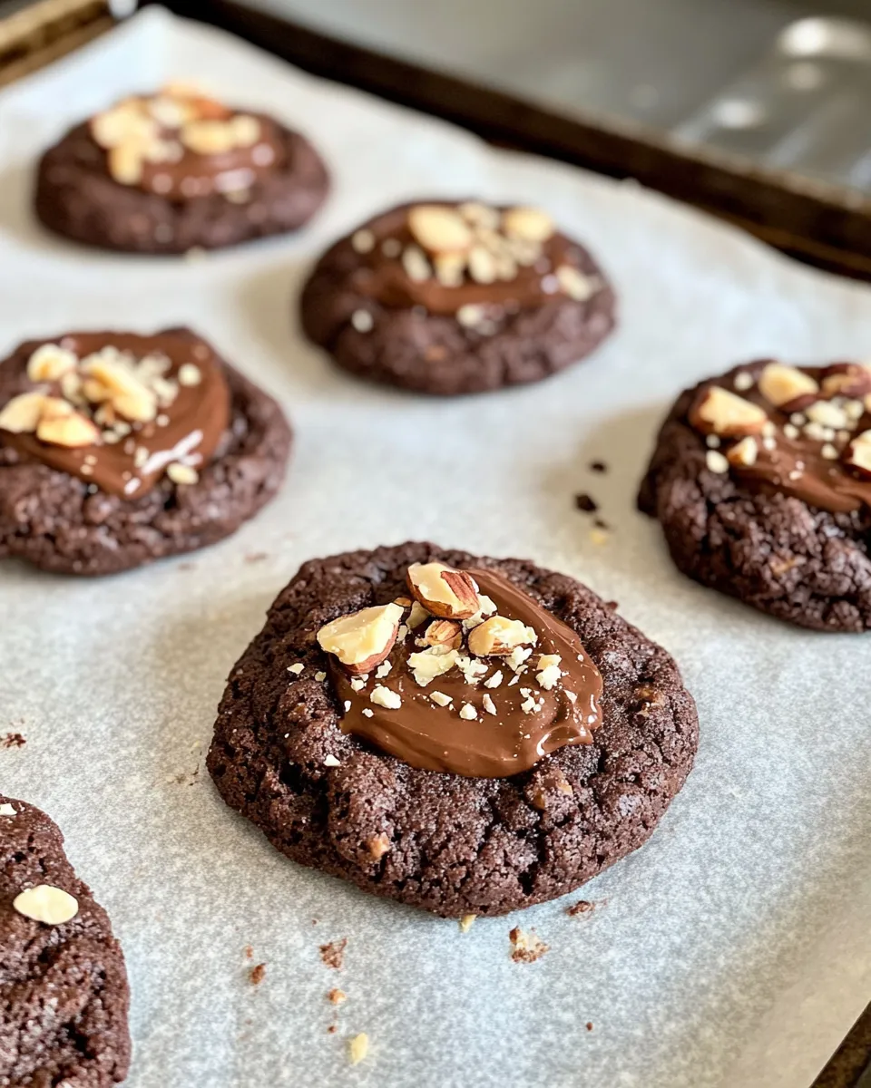 Classic Nutella-Filled Hazelnut Spread Cookies image