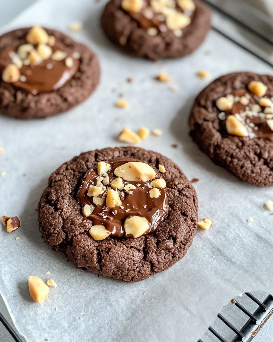 Delicious Nutella-Filled Hazelnut Spread Cookies dish photo