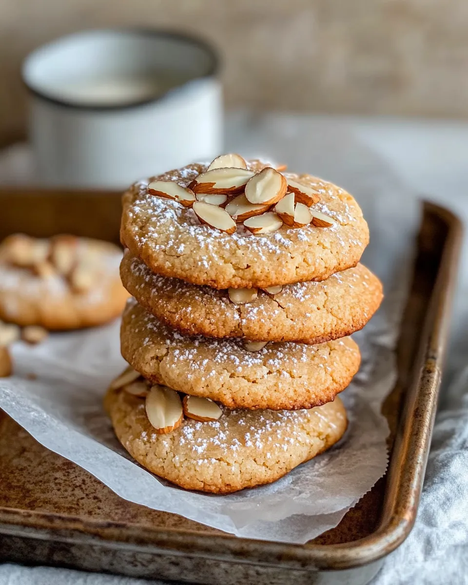 Homemade Orange Blossom Almond Tea Cookies recipe photo