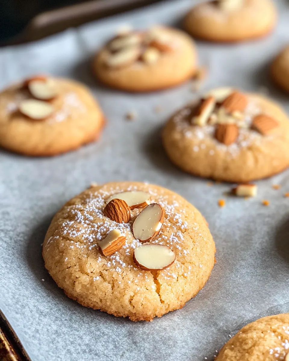 Easy Orange Blossom Almond Tea Cookies food shot