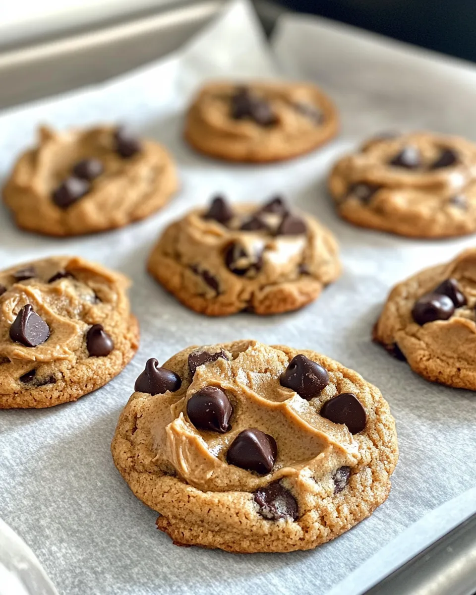 Perfect Peanut Butter Banana Split Cookies plate image