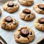 Delicious Peanut Butter Cup Melt-Center Cookies recipe photo