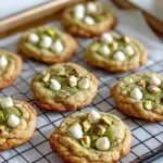 Homemade Pistachio Matcha White Chip Cookies photo