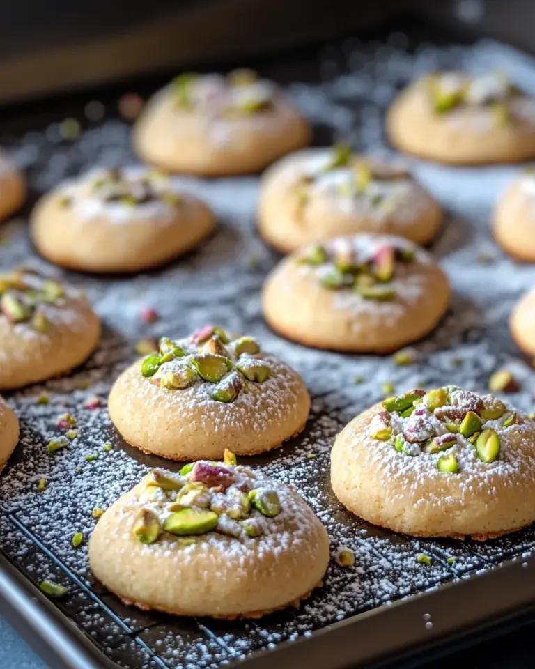 Homemade Pistachio Rose Turkish-Delight Cookies photo