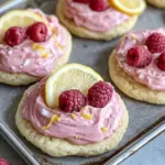Homemade Raspberry Lemonade Frosted Sugar Cookies recipe photo