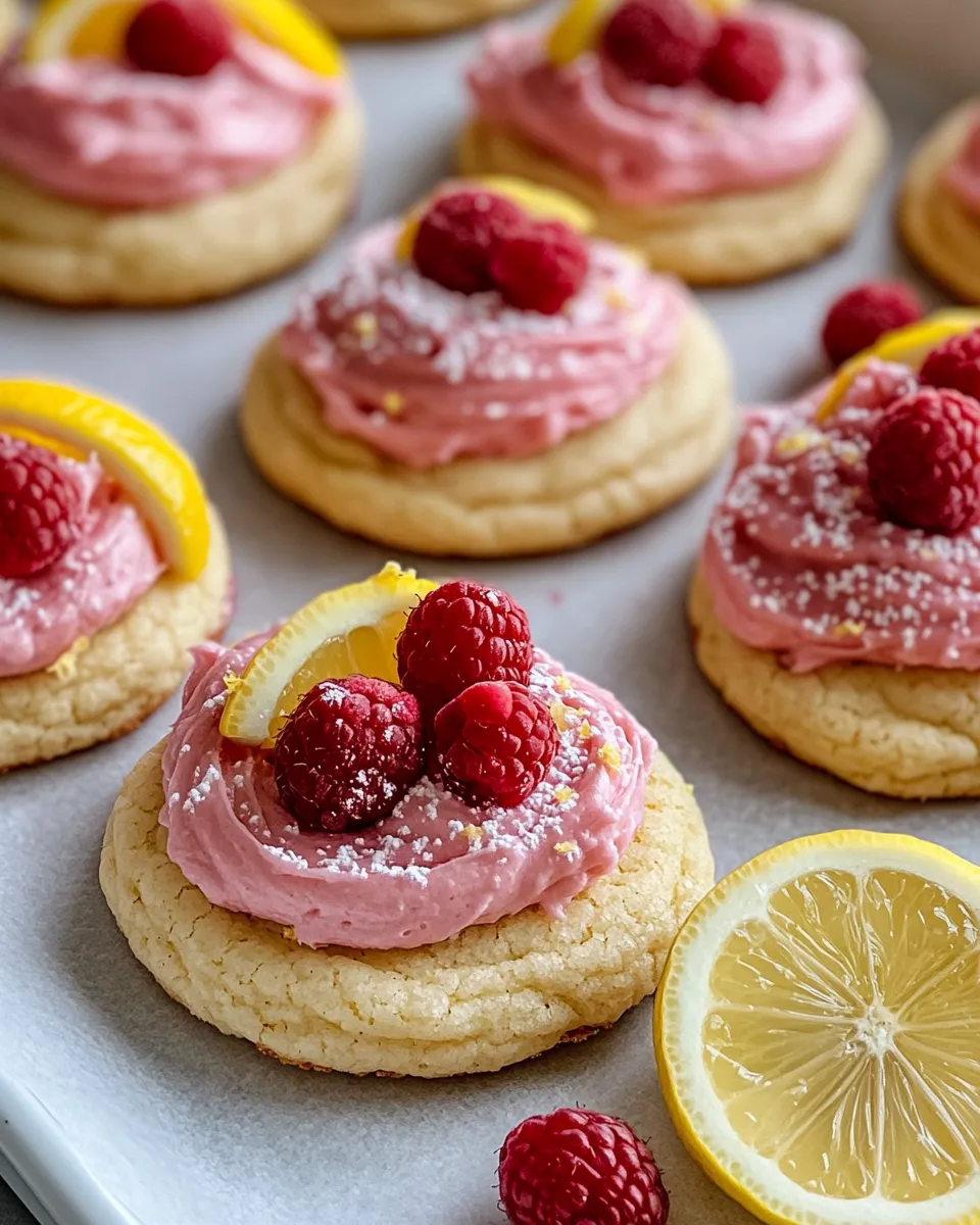 Classic Raspberry Lemonade Frosted Sugar Cookies image