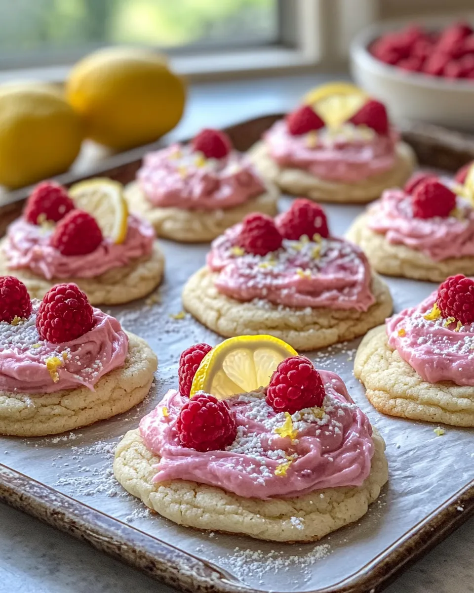 Delicious Raspberry Lemonade Frosted Sugar Cookies dish photo